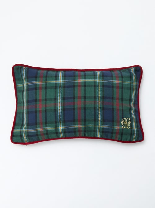 Funda de cojín reversible de algodón - Kiabi