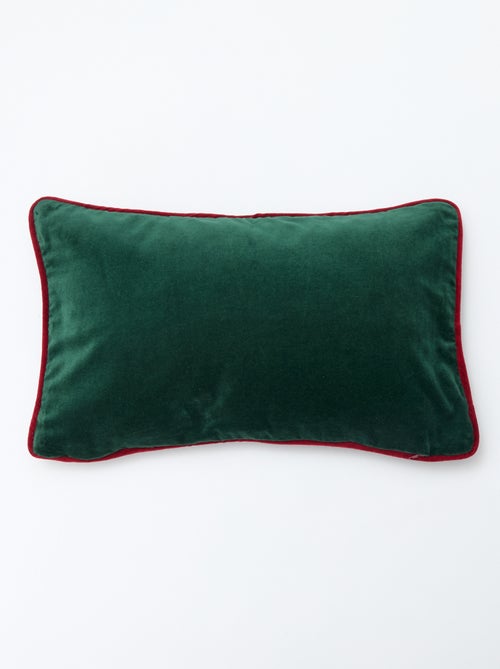 Funda de cojín reversible de algodón - Kiabi