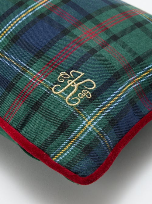 Funda de cojín reversible de algodón - Kiabi
