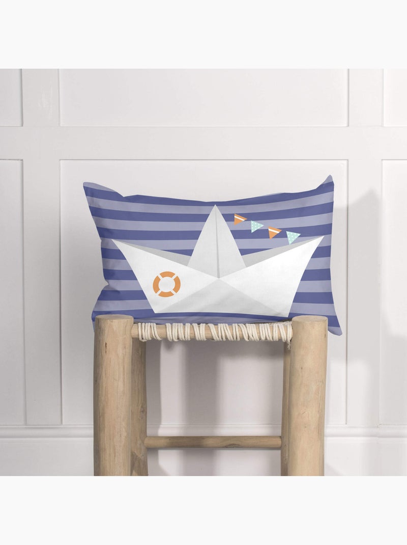 Funda de cojín Sailor "Happyfriday" Multicolor - Kiabi