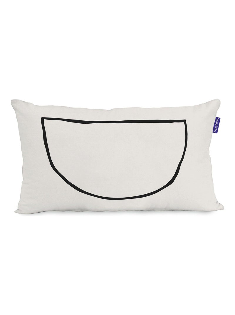 Funda de cojín Serenity "Happyfriday" Blanco - Kiabi