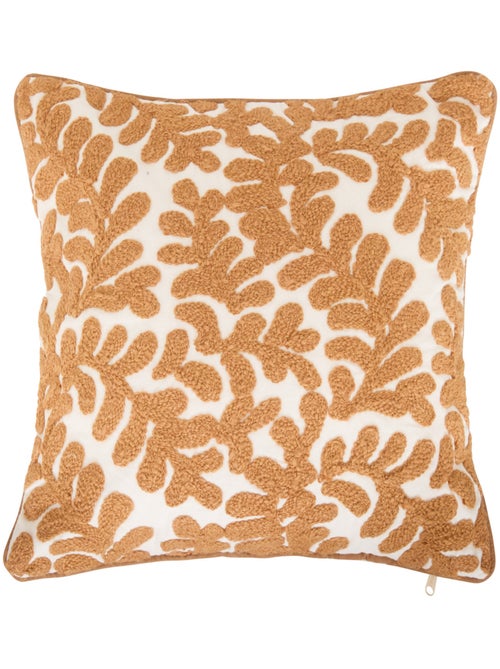 Funda de cojín sienna 40x40cm camel - Kiabi Funda de cojín sienna 40x40cm camel - Kiabi