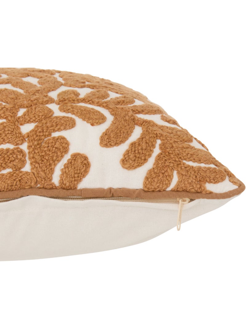 Funda de cojín sienna 40x40cm camel Amarillo - Kiabi