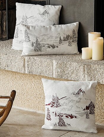 Funda de cojín Snowy Firs