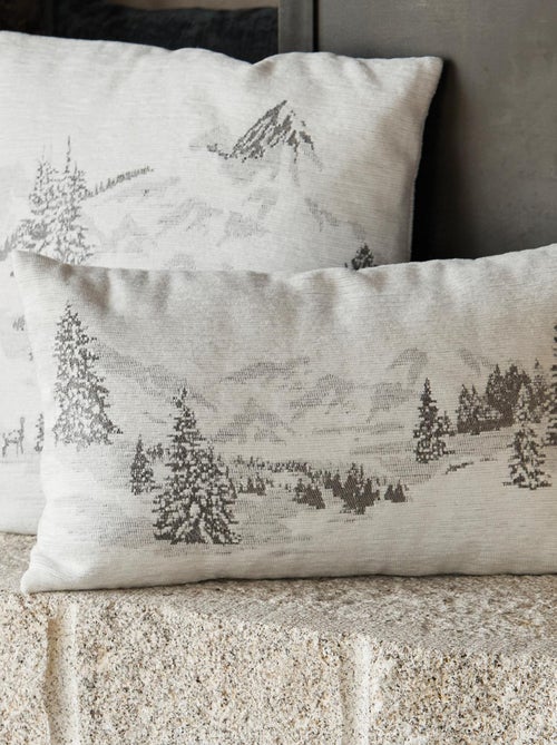 Funda de cojín Snowy Firs - Kiabi