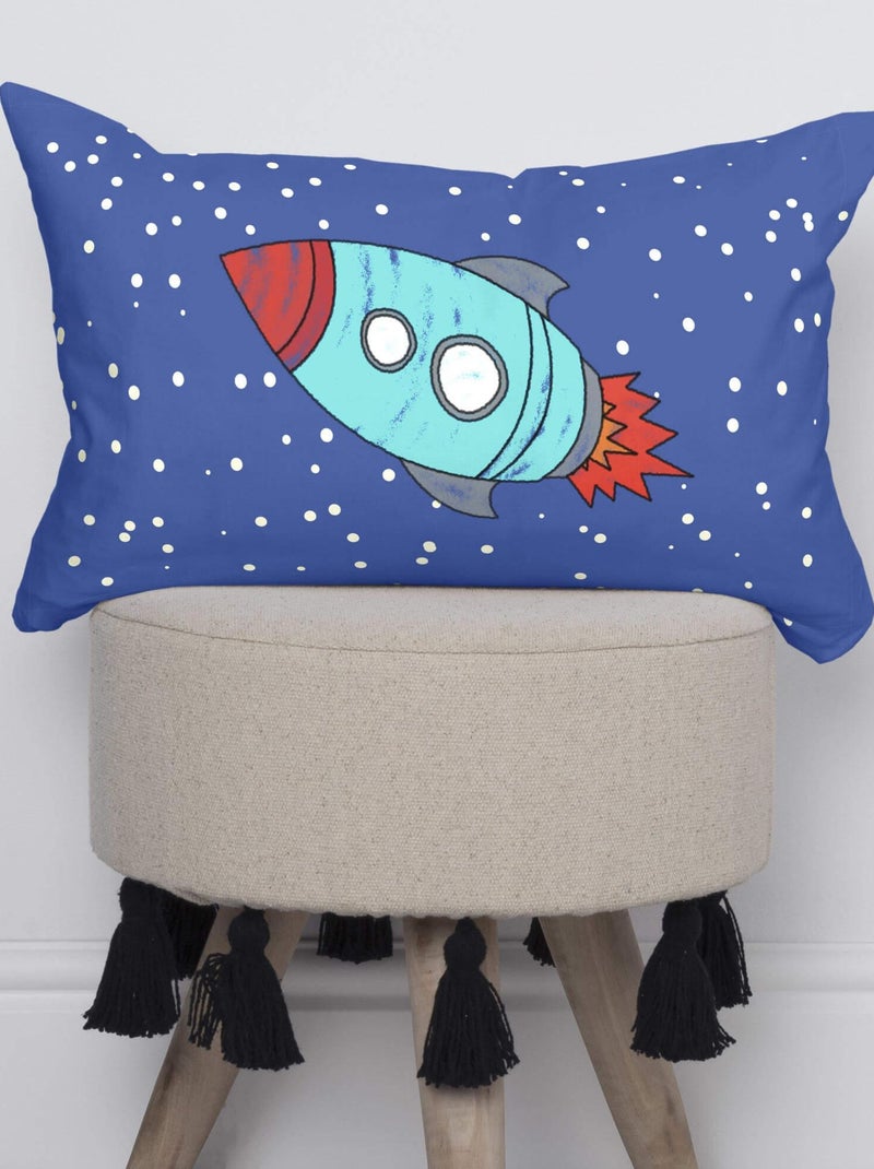 Funda de cojín Space rocket "Happyfriday" Blanco - Kiabi