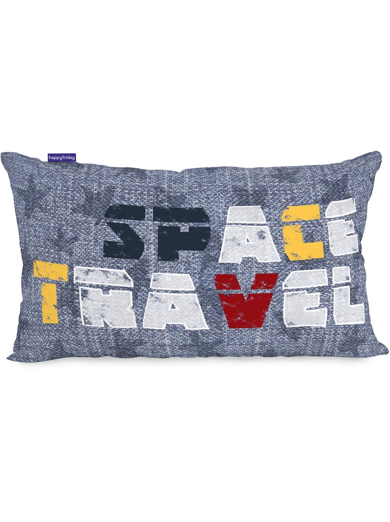 Funda de cojín Starspace "Happyfriday" Blanco - Kiabi