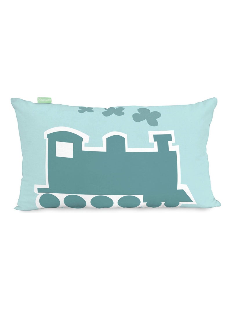 Funda de cojín Train "Happyfriday" Blanco - Kiabi