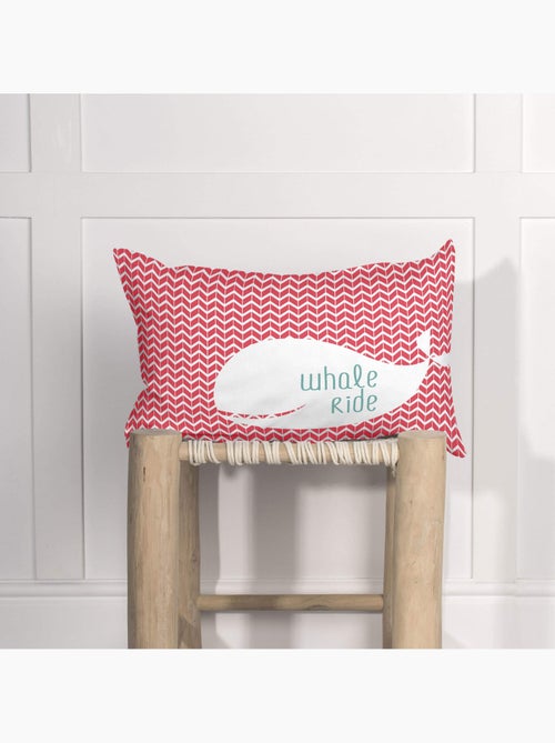 Funda de cojín Whale "Happyfriday" - Kiabi
