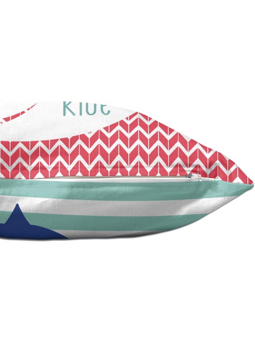 Funda de cojín Whale "Happyfriday" - Kiabi