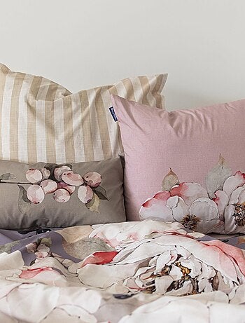Funda de cojín White peonies "Happyfriday