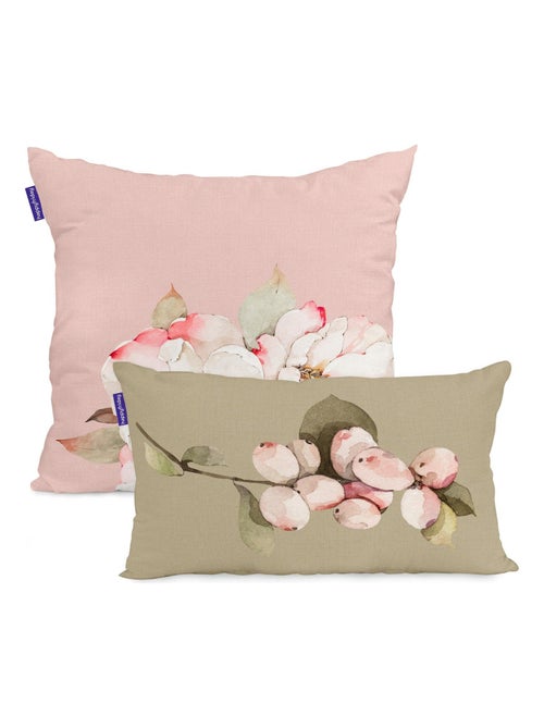 Funda de cojín White peonies "Happyfriday" - Kiabi