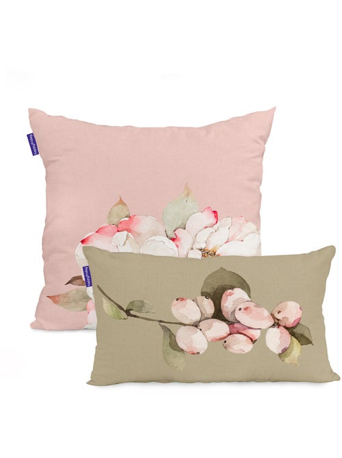 Funda de cojín white peonies "happyfriday" - Kiabi Funda de cojín white peonies "happyfriday" - Kiabi