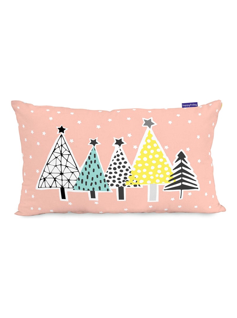 Funda de cojín Winter "Happyfriday" Blanco - Kiabi