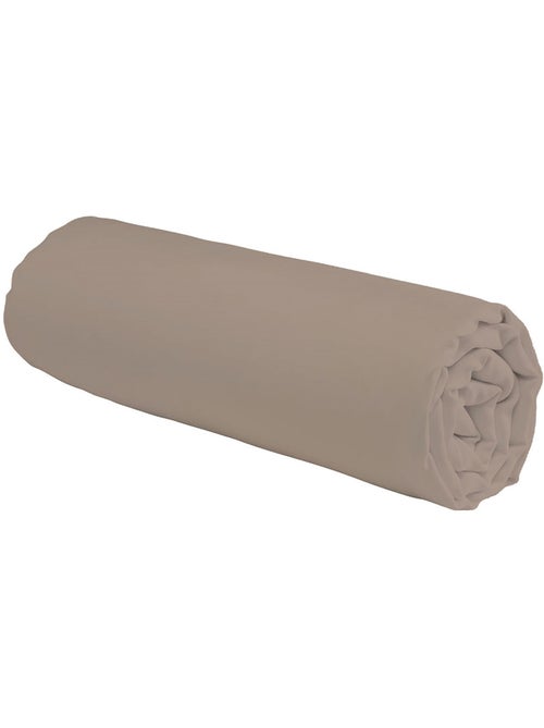Funda de colchón de algodón 57 hilos/cm2, copas de 28 cm, Gris liso – Future Home - Kiabi