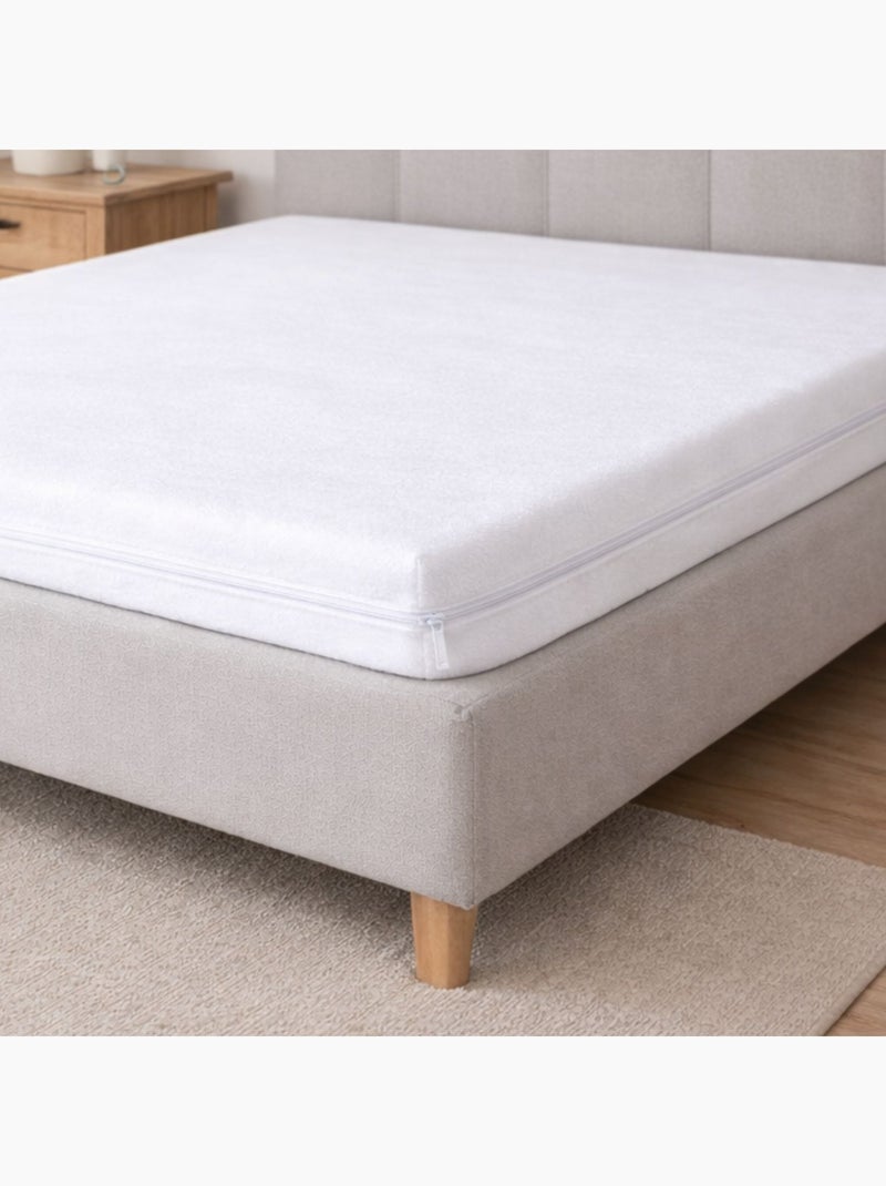 Funda de colchón integral Blanco - Kiabi