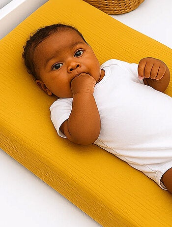 Funda de Colchón para Cambiador en Algodón Bio