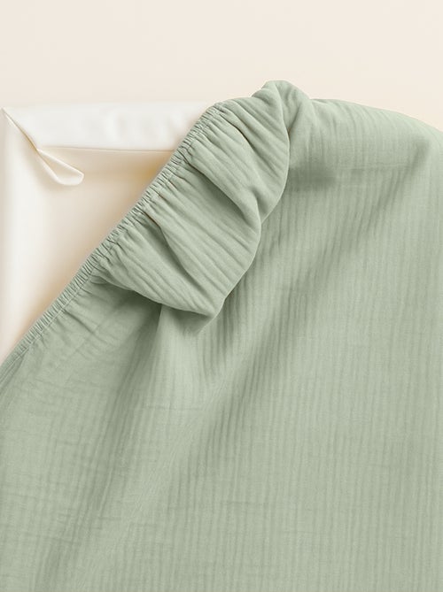 Funda de Colchón para Cambiador en Algodón Bio - Kiabi Funda de Colchón para Cambiador en Algodón Bio - Kiabi