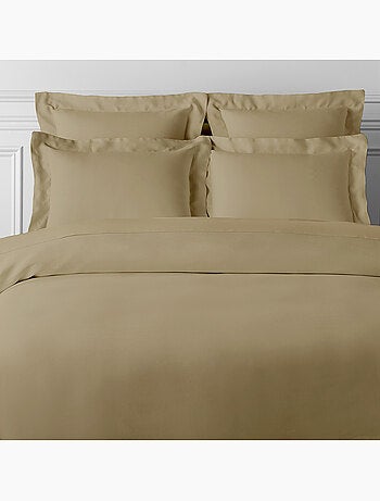 Funda de edredón satén de algodón gris