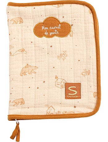 Funda de libro de salud en doble gasa de - SAUTHON