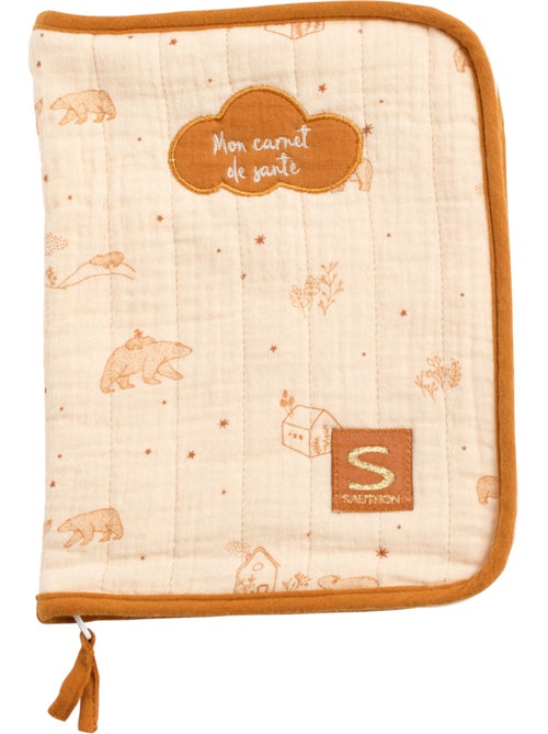 Funda de libro de salud en doble gasa de - SAUTHON - Kiabi Funda de libro de salud en doble gasa de - SAUTHON - Kiabi