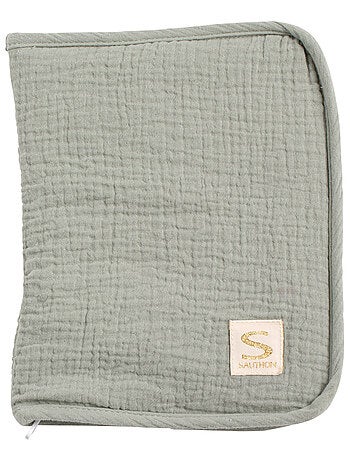 Funda de libro de salud en doble gasa de - SAUTHON