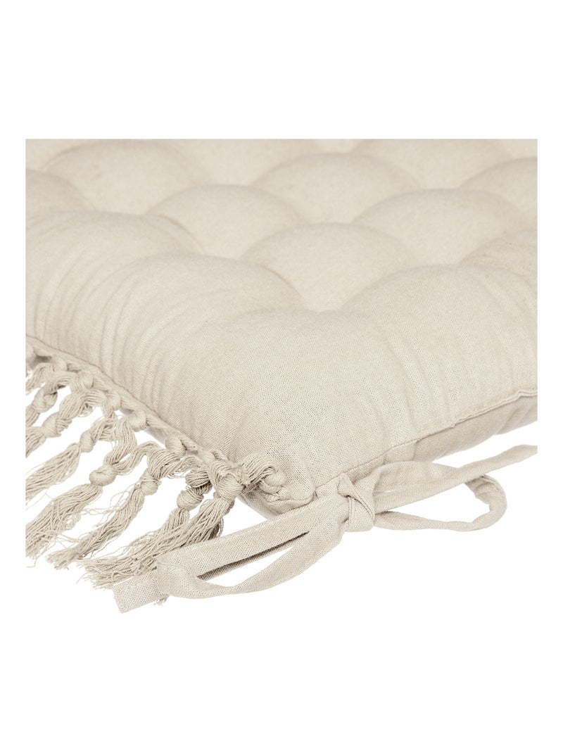 Funda de macramé para silla Beige jaspeado - Kiabi