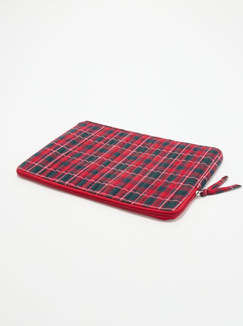 Funda de ordenador de Navidad de 36x25 cm Rojo - Kiabi