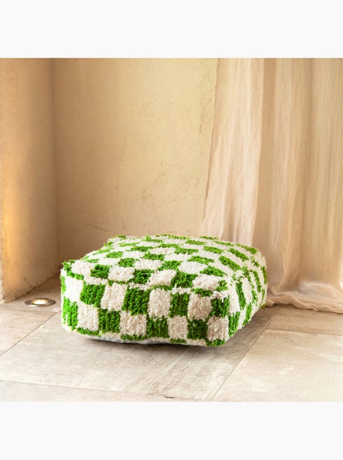 Funda de puf de lana a cuadros - Kiabi Funda de puf de lana a cuadros - Kiabi