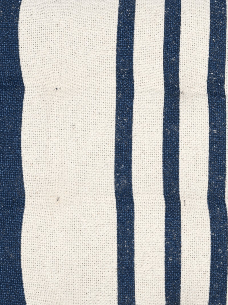 Funda de silla a rayas Azul marino - Kiabi