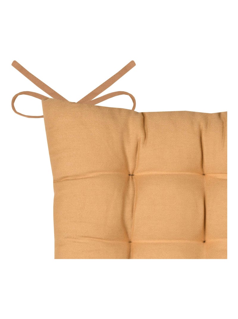 Funda de silla clásica lisa Amarillo mostaza - Kiabi