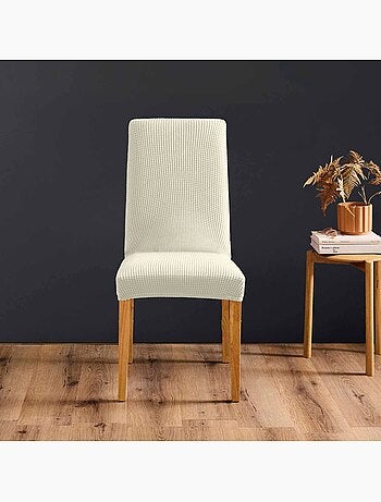 Funda de silla elástica gofrada para asiento de 40 a 50 cm