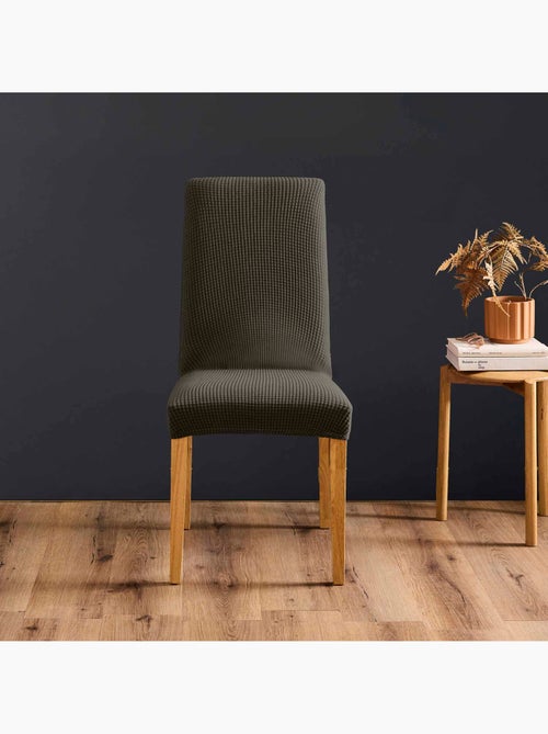 Funda de silla elástica gofrada para asiento de 40 a 50 cm - Kiabi