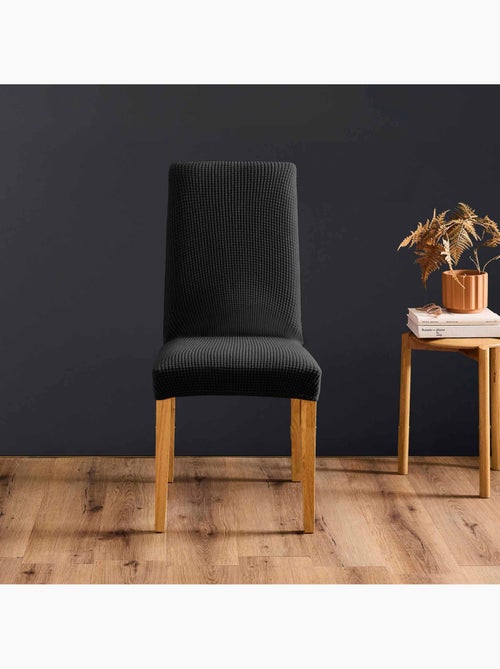 Funda de silla elástica gofrada para asiento de 40 a 50 cm - Kiabi