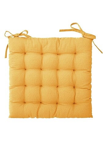 Funda de silla estampada y acolchada con lazos