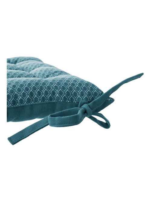 Funda de silla estampada y acolchada con lazos - Kiabi