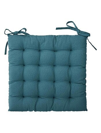 Funda de silla estampada y acolchada con nudos