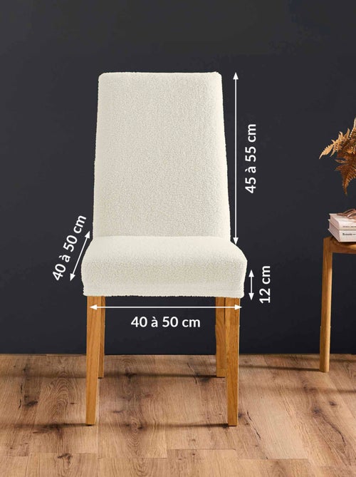 Funda de silla extensible de rizo - Kiabi