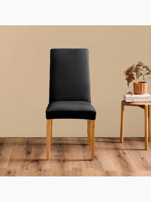 Funda de silla extensible lisa para asiento de 40 a 50 cm - Kiabi