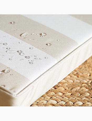 Funda de silla impermeable y desenfundable ARCACHON con rayas