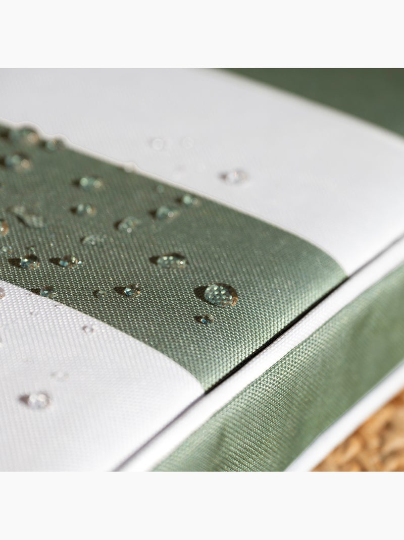 Funda de silla impermeable y desenfundable ARCACHON con rayas Verde oliva - Kiabi
