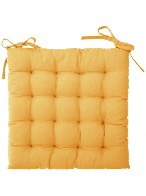 Funda de silla otto amarilla 38x38cm - Kiabi Funda de silla otto amarilla 38x38cm - Kiabi