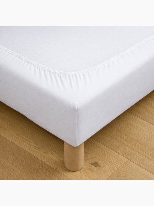 Funda de somier de punto de algodón elástico - Kiabi Funda de somier de punto de algodón elástico - Kiabi