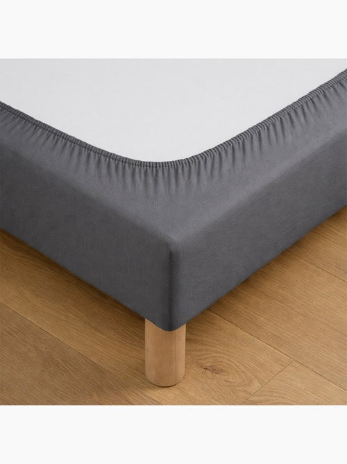 Funda de somier de punto de algodón elástico - Kiabi Funda de somier de punto de algodón elástico - Kiabi