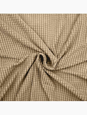 Funda elástica para silla escandinava de tela gofrada