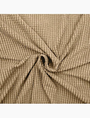 Funda elástica para silla escandinava de tela gofrada