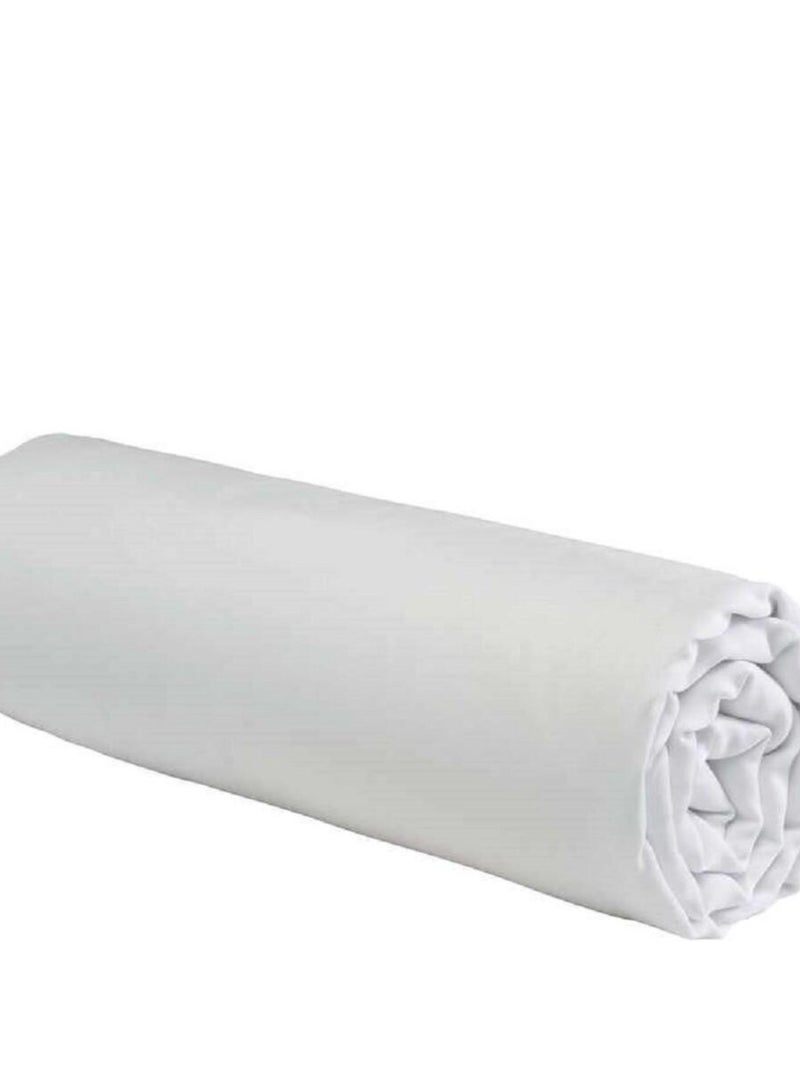 Funda impermeable para colchón de algodón y PVC, con bordes de 30 cm Blanco - Kiabi
