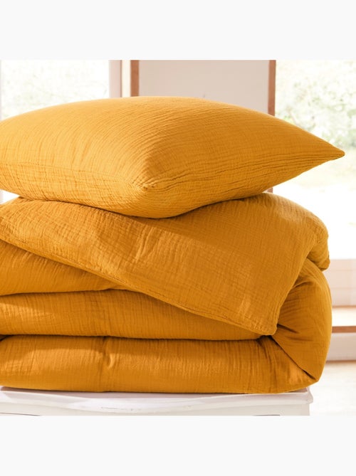 Funda nórdica + 1 funda de almohada – gasa de algodón – avy - Kiabi
