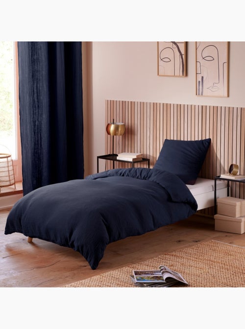 Funda nórdica + 1 funda de almohada – gasa de algodón – avy - Kiabi