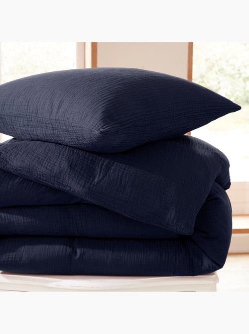 Funda nórdica + 1 funda de almohada – gasa de algodón – avy - Kiabi